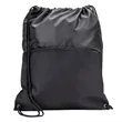 Jadis Drawstring Bag w/ Zipper Pocket | https://www.bestnamebadges.com