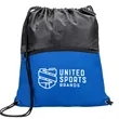 Jadis Drawstring Bag w/ Zipper Pocket | https://www.bestnamebadges.com