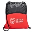 Jadis Drawstring Bag w/ Zipper Pocket | https://www.bestnamebadges.com