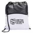 Jadis Drawstring Bag w/ Zipper Pocket | https://www.bestnamebadges.com