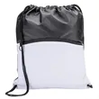 Jadis Drawstring Bag w/ Zipper Pocket | https://www.bestnamebadges.com
