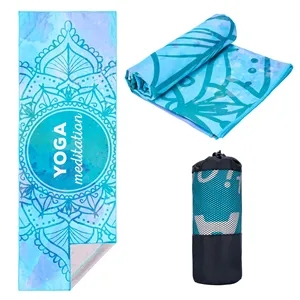 Microfiber Yoga Mat Towel With Corner Pocket