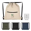 Hudson rPET Drawstring Bag | https://www.bestnamebadges.com