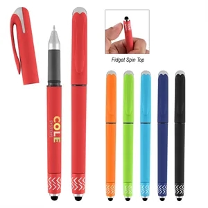 Spin Top Gel Pen with Stylus