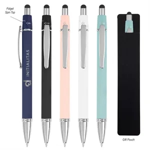 Bella Recycled Aluminum Pen With Stylus