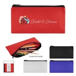 Recycled Pencil Pouch | https://www.bestnamebadges.com