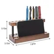 Wooden Multi-Function Desk Organizer | https://www.bestnamebadges.com