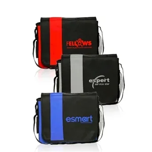 Non-woven accent messenger bag