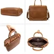 15.6 Inch Genuine Leather Laptop Briefcase | https://www.bestnamebadges.com