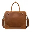 15.6 Inch Genuine Leather Laptop Briefcase | https://www.bestnamebadges.com