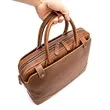 15.6 Inch Genuine Leather Laptop Briefcase | https://www.bestnamebadges.com