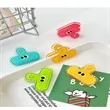 Cartoon PP Plastic Binder Clips | https://www.bestnamebadges.com