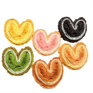 Simulation Food Toy Heart Shaped Butterfly Pastry