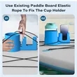 Kayak Surfboard Cup Phone Holder Bracket | https://www.bestnamebadges.com