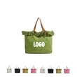 Large Beach Capacity Canvas Tote Bag | https://www.bestnamebadges.com