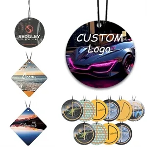 Customized car air freshener company logo
