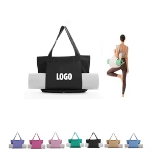 Yoga Canvas Tote Bags
