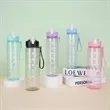 Large Capacity Outdoor Sports Gradient Water Bottle Straw | https://www.bestnamebadges.com