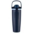 Large Capacity Stainless Sports Bottle Dual Pop Up Lids | https://www.bestnamebadges.com