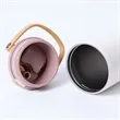 Large Capacity Stainless Sports Bottle Dual Pop Up Lids | https://www.bestnamebadges.com