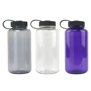 32oz Wide Mouth Tritan Sports Water Bottle Gym Outdoor