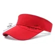 Sun Visor Hat Adjustable | https://www.bestnamebadges.com
