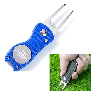 Foldable Golf Divot Repair Tool