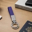 PU Leather Strap Keychain Key Holder W/ Double Ring | https://www.bestnamebadges.com