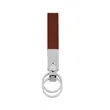 PU Leather Strap Keychain Key Holder W/ Double Ring | https://www.bestnamebadges.com