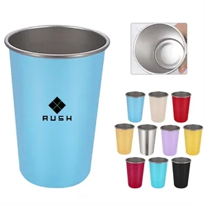 17Oz Stainless Steel Unbreakable Pint Cup For Drinking
