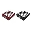 Premium Wooden Wine Accessory & Chess Set Gift Box | https://www.bestnamebadges.com