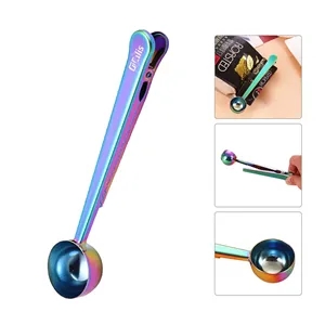 Stainless Steel Measuring Coffee Spoon W/ Bag Clip