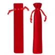 Premium Double Side Velvet Drawstring Pen Pouch Sleeve | https://www.bestnamebadges.com
