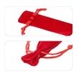 Premium Double Side Velvet Drawstring Pen Pouch Sleeve | https://www.bestnamebadges.com