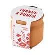 Modern Sprout Tiny Terracotta Thank You | https://www.bestnamebadges.com