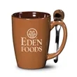 Roberta Mug & Spoon - 16oz - Deep Etch | https://www.bestnamebadges.com