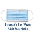Custom Printed Disposable Adult Face Masks | https://www.bestnamebadges.com
