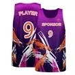 Custom Full Color Sublimated Double Layer Mesh Tank Top | https://www.bestnamebadges.com