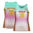 Custom Full Color Sublimated Double Layer Mesh Tank Top | https://www.bestnamebadges.com
