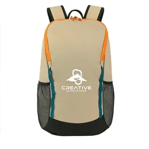 Custom Color-Block Travel Backpack