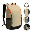 Custom Color-Block Travel Backpack | https://www.bestnamebadges.com