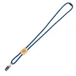 Braided Rope Lanyard with Bamboo Adjuster | https://www.bestnamebadges.com