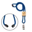 Braided Rope Lanyard with Bamboo Adjuster | https://www.bestnamebadges.com
