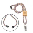 Braided Rope Lanyard with Bamboo Adjuster | https://www.bestnamebadges.com