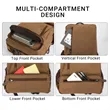 Classic Vintage Canvas Laptop Backpack With Spacious Storage | https://www.bestnamebadges.com