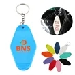 Motel Hotel Keychain Double-Sided Print | https://www.bestnamebadges.com