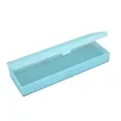 Translucent Frosted Stationery Box Plastic Pencil Case | https://www.bestnamebadges.com