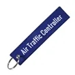 Custom Double Sided Woven Keychain Tag | https://www.bestnamebadges.com