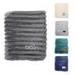 BeWell™ Parlor Soft Stripe Cuddle Blanket | https://www.bestnamebadges.com