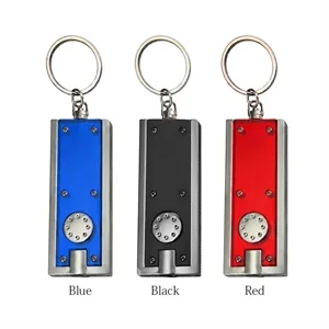 Custom Rectangle LED Light Keychains